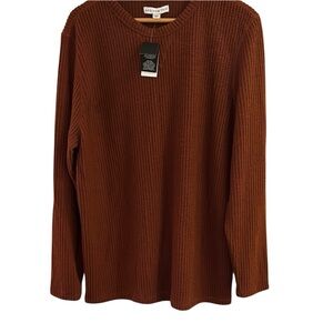 And now This- Burnt Orange- Crewneck Sweater
